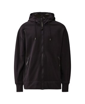 C.P. Company C.P. COMPANY DIAGONAL RAISED FLEECE GOGGLE VEST MARINE