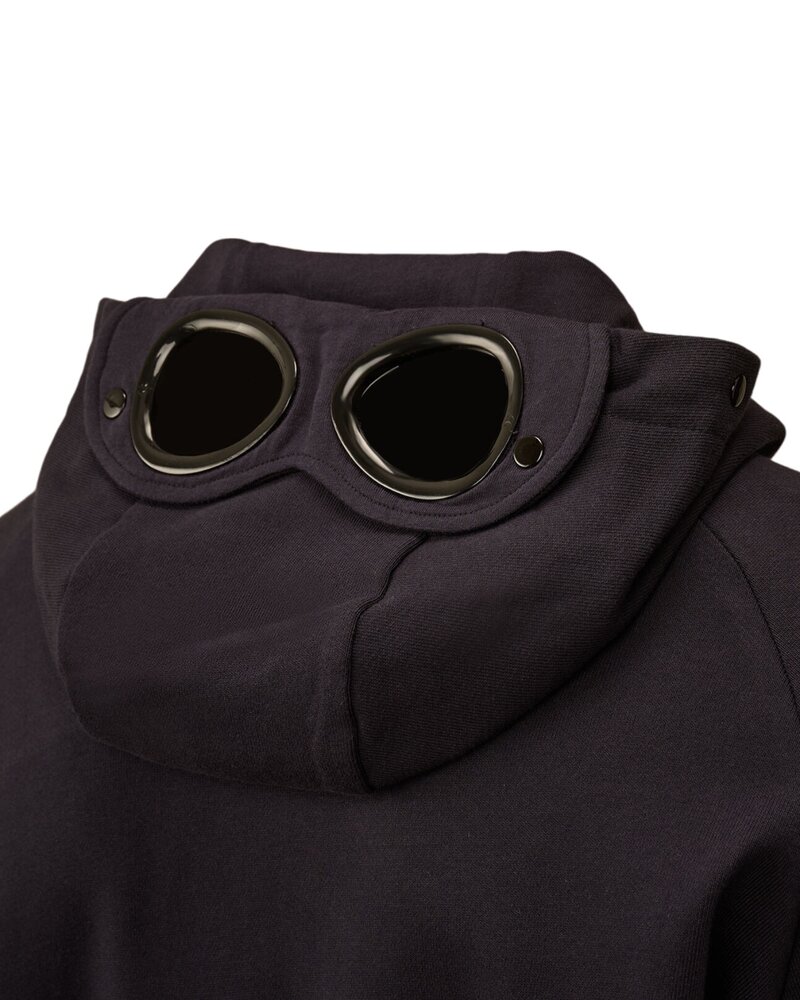 C.P. COMPANY DIAGONAL RAISED FLEECE GOGGLE VEST MARINE