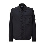 C.P. COMPANY CHROME-R LENS ZIPPED OVERSHIRT MARINE