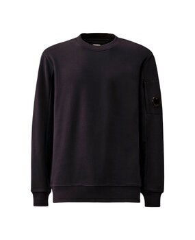 C.P. Company C.P. COMPANY RAISED DIAGONAL FLEECE SWEATER TOTAL ECLIPSE