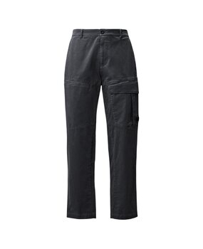 C.P. COMPANY STRETCH SATEEN LOOSE CARGO PANTS DARK SHADOW C.P. COMPANY STRETCH SATEEN LOOSE CARGO PANTS DARK SHADOW