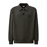 C.P. COMPANY DIAGONAL RAISED FLEECE HALF ZIP SWEATSHIRT DARK SHADOW GREY C.P. COMPANY DIAGONAL RAISED FLEECE HALF ZIP SWEATSHIRT DARK SHADOW GREY