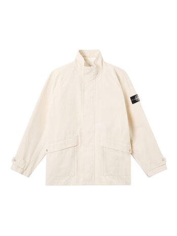 STONE ISLAND RAW BEAUTY NATURAL COTTON GABARDINE IVORY