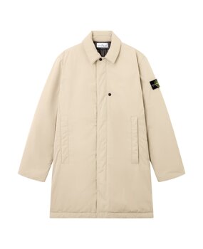STONE ISLAND PADDED MICRO TWILL CAR COAT DESERT STONE ISLAND PADDED MICRO TWILL CAR COAT DESERT