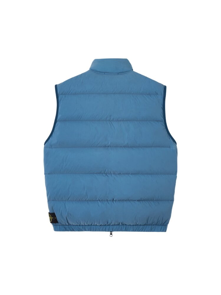 STONE ISLAND SEAMLESS TUNNEL NYLON DOWN-TC BODYWARMER BLEU ACCIAIO