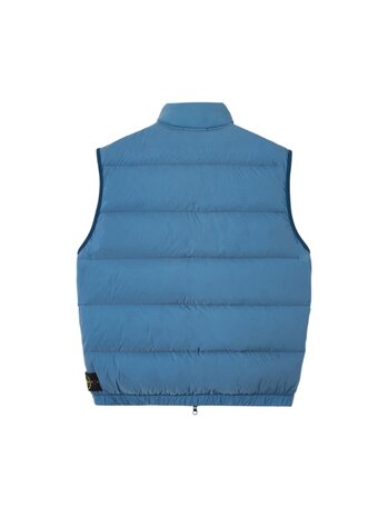 STONE ISLAND SEAMLESS TUNNEL NYLON DOWN-TC BODYWARMER BLEU ACCIAIO