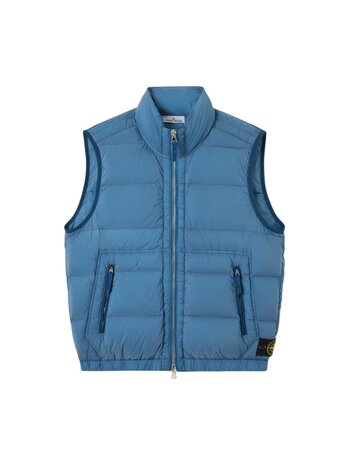 STONE ISLAND SEAMLESS TUNNEL NYLON DOWN-TC BODYWARMER BLEU ACCIAIO