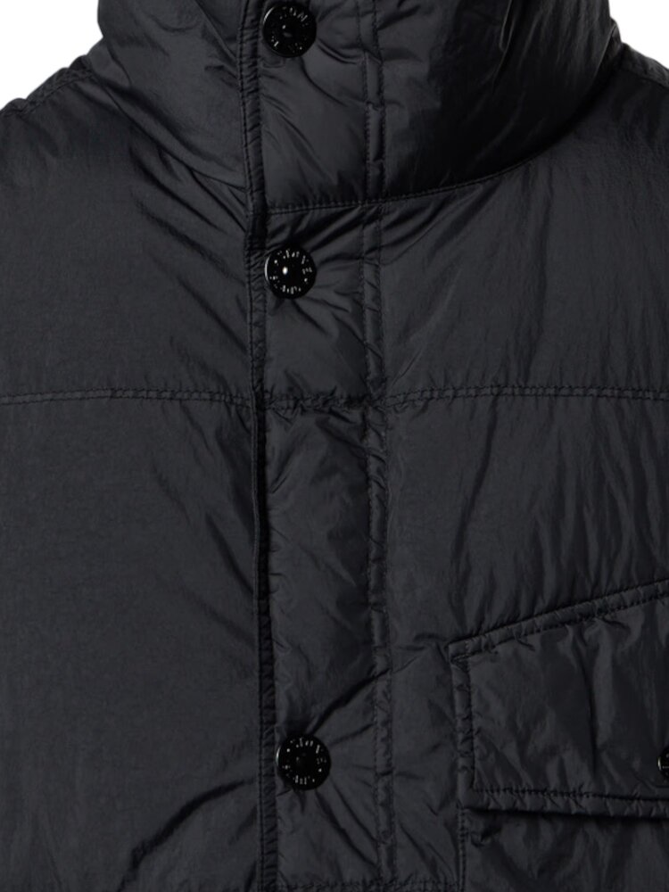 STONE ISLAND CRINKLE REPS NY BODYWARMER ZWART