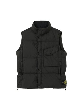 STONE ISLAND CRINKLE REPS NY BODYWARMER ZWART