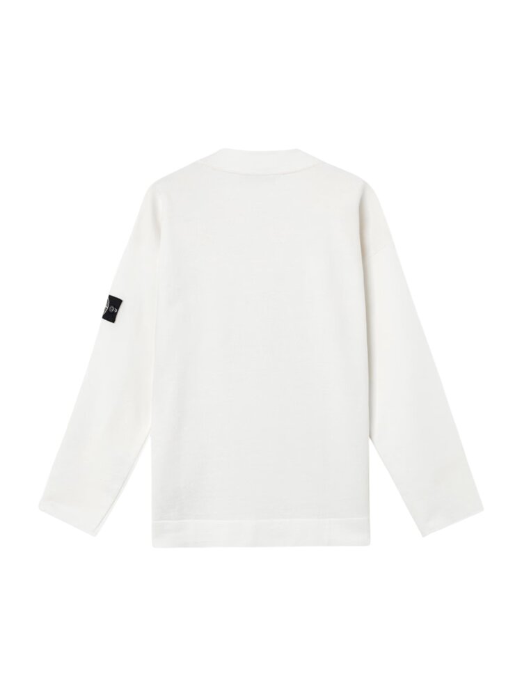 STONE ISLAND RAW BEAUTY MIXED FABRIC COTTON IVORY