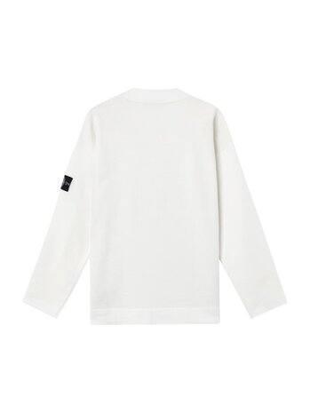 STONE ISLAND RAW BEAUTY MIXED FABRIC COTTON IVORY