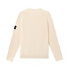 STONE ISLAND RAW BEAUTY FISHERMAN'S RIB COTTON PULLOVER IVORY STONE ISLAND RAW BEAUTY FISHERMAN'S RIB COTTON PULLOVER IVORY