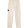 STONE ISLAND RAW BEAUTY NATURAL COTTON GABARDINE PANTALON IVORY STONE ISLAND RAW BEAUTY NATURAL COTTON GABARDINE PANTALON IVORY