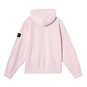 STONE ISLAND BRUSHED ORGANIC COTTON FLEECE HOODIE ROZE STONE ISLAND BRUSHED ORGANIC COTTON FLEECE HOODIE ROZE