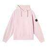 STONE ISLAND BRUSHED ORGANIC COTTON FLEECE HOODIE ROZE STONE ISLAND BRUSHED ORGANIC COTTON FLEECE HOODIE ROZE