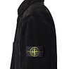 Stone Island STONE ISLAND ORGANIC COTTON CORDUROY 800 OVERSHIRT ZWART