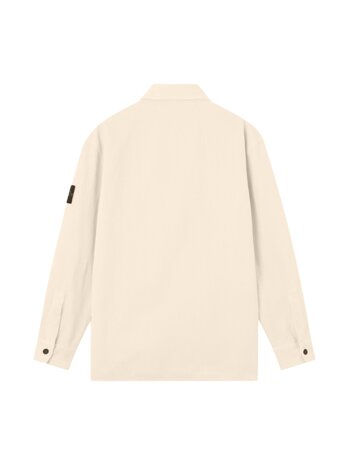 STONE ISLAND ORGANIC COTTON CORDUROY 800 OVERSHIRT IVORY
