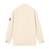 STONE ISLAND ORGANIC COTTON CORDUROY 800 OVERSHIRT IVORY STONE ISLAND ORGANIC COTTON CORDUROY 800 OVERSHIRT IVORY