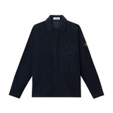 STONE ISLAND WRINKLED CORDUROY 500-TC OVERSHIRT MARINE