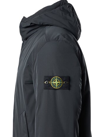 STONE ISLAND MICRO TWILL JACK ZWART