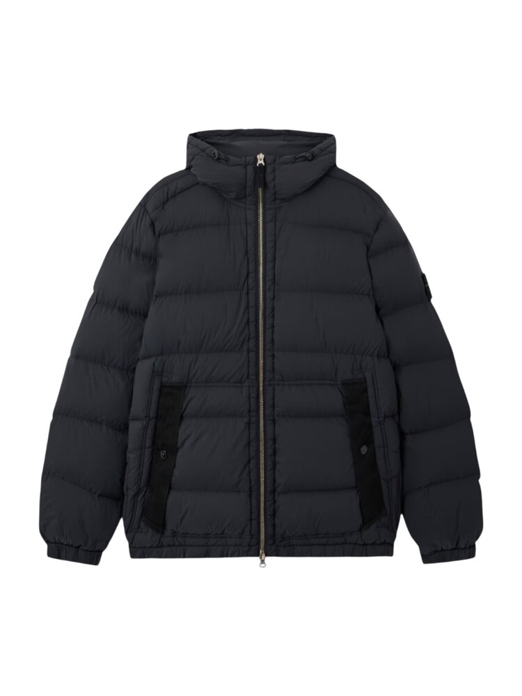 STONE ISLAND SEAMLESS TUNNEL NYLON DOWN-TC ZWART