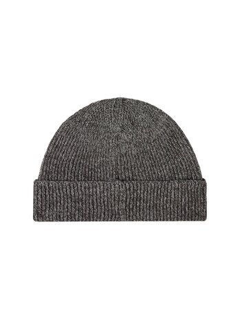 STONE ISLAND KNIT REFLECTIVE BEANIE CEMENT GREY