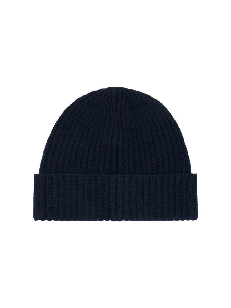 STONE ISLAND LIGHT RWS GEELONG WOOL BEANIE MARINE