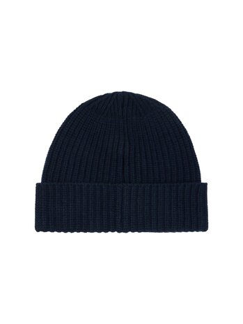 STONE ISLAND LIGHT RWS GEELONG WOOL BEANIE MARINE