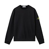 STONE ISLAND BRUSHED ORGANIC COTTON FLEECE SWEATER ZWART STONE ISLAND BRUSHED ORGANIC COTTON FLEECE SWEATER ZWART