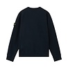 STONE ISLAND BRUSHED ORGANIC COTTON FLEECE SWEATER MARINE STONE ISLAND BRUSHED ORGANIC COTTON FLEECE SWEATER MARINE