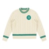 PAL SPORTING GOODS CABLE KNIT WOOL PULLOVER BEIGE PAL SPORTING GOODS CABLE KNIT WOOL PULLOVER BEIGE