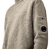 C.P. COMPANY EXTRAFINE MERINO WOOL MOCKNECK PULLOVER VINTAGE KHAKI C.P. COMPANY EXTRAFINE MERINO WOOL MOCKNECK PULLOVER VINTAGE KHAKI