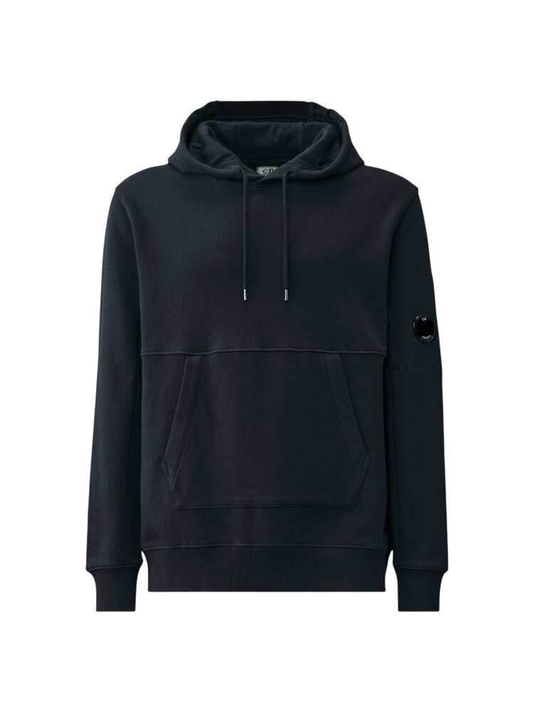 C.P. Company C.P. COMPANY DIAGONAL RAISED FLEECE HOODIE TOTAL ECLIPSE BLAUW