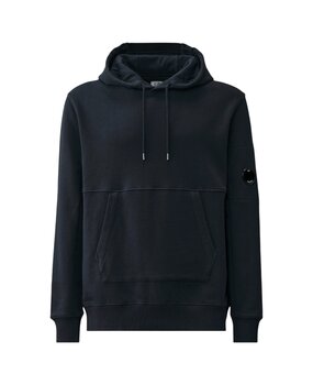C.P. COMPANY DIAGONAL RAISED FLEECE HOODIE TOTAL ECLIPSE BLAUW C.P. COMPANY DIAGONAL RAISED FLEECE HOODIE TOTAL ECLIPSE BLAUW