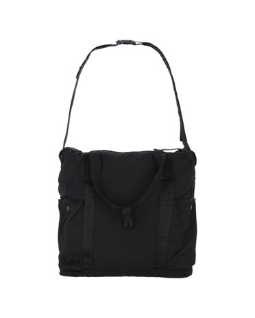 C.P. COMPANY TWILL SHOULDER BAG ZWART C.P. COMPANY TWILL SHOULDER BAG ZWART