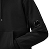 C.P. COMPANY DIAGONAL RAISED HOODIE ZWART C.P. COMPANY DIAGONAL RAISED HOODIE ZWART