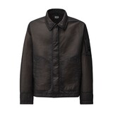 C.P. COMPANY FELTRO BI-FILM SHORT JACKET DONKERGROEN
