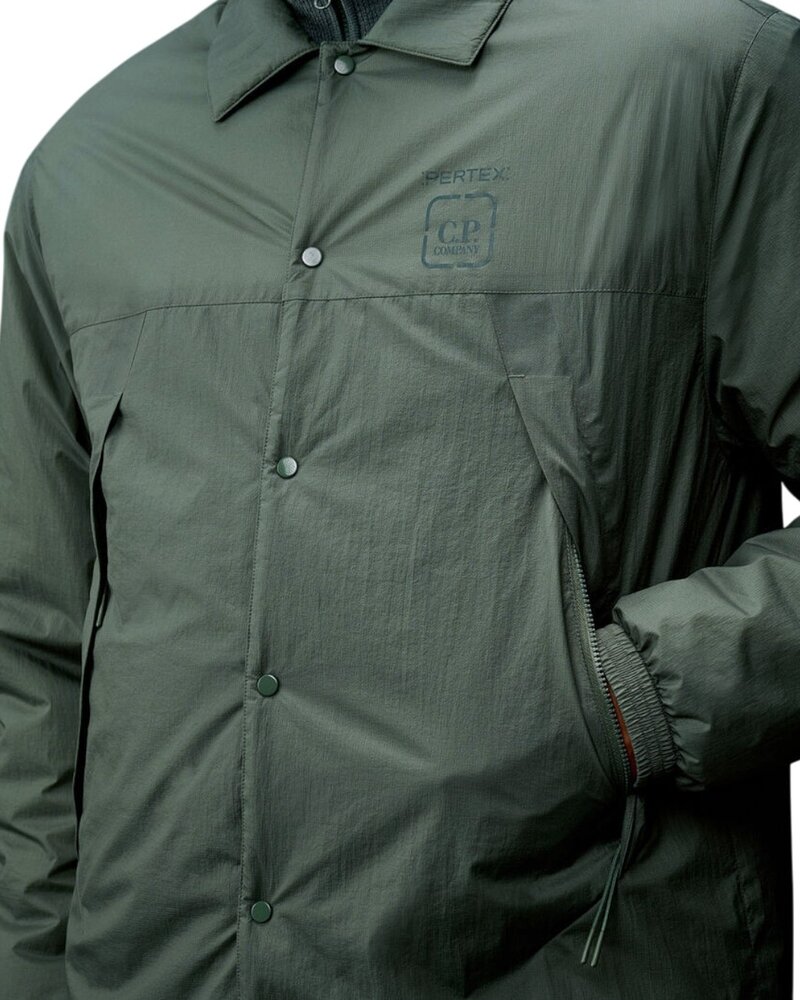 C.P. Company C.P. COMPANY METROPOLIS SERIES PERTEX OVERSHIRT GROEN