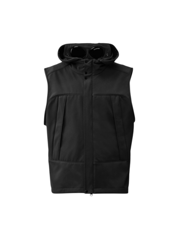 C.P. Company C.P. COMPANY SHELL-R GOGGLE GILET BODYWARMER ZWART