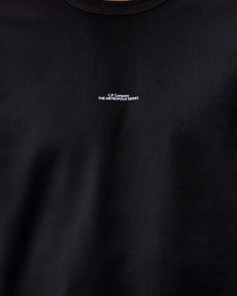 C.P. Company C.P. COMPANY METROPOLIS SERIES T-SHIRT ZWART