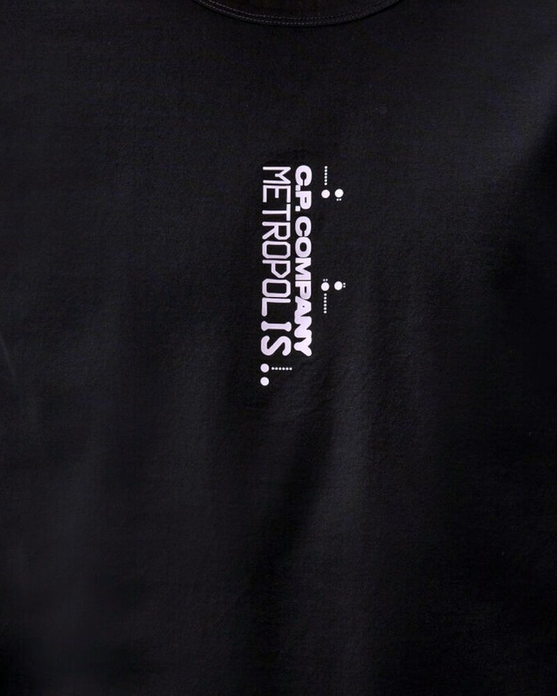 C.P. Company C.P. COMPANY METROPOLIS SERIES BACKPRINT T-SHIRT ZWART