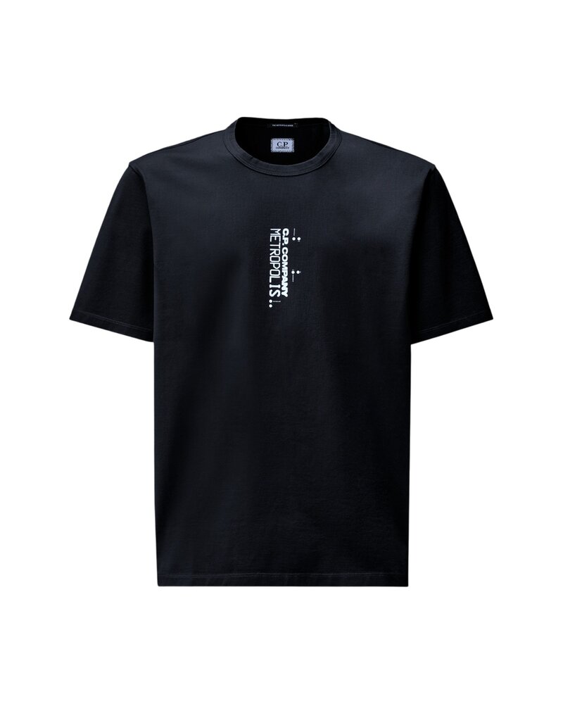 C.P. Company C.P. COMPANY METROPOLIS SERIES BACKPRINT T-SHIRT ZWART