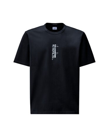 C.P. Company C.P. COMPANY METROPOLIS SERIES BACKPRINT T-SHIRT ZWART