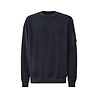 C.P. COMPANY BRUSHED EMERIZED DIAGONAL FLEECE SWEATER MARINE C.P. COMPANY BRUSHED EMERIZED DIAGONAL FLEECE SWEATER MARINE