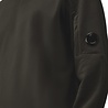 C.P. COMPANY DIAGONAL RAISED FLEECE SWEATER DARK SHADOW GREY C.P. COMPANY DIAGONAL RAISED FLEECE SWEATER DARK SHADOW GREY