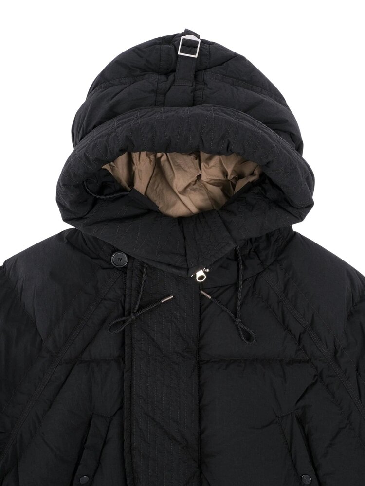 Ten C TEN C DECK DOWN PARKA JACKET ZWART