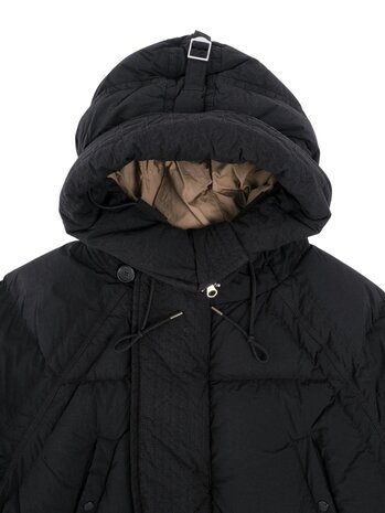 Ten C TEN C DECK DOWN PARKA JACKET ZWART