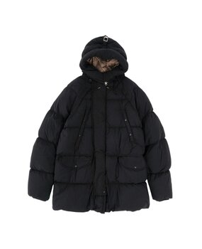 TEN C DECK DOWN PARKA JACKET ZWART TEN C DECK DOWN PARKA JACKET ZWART