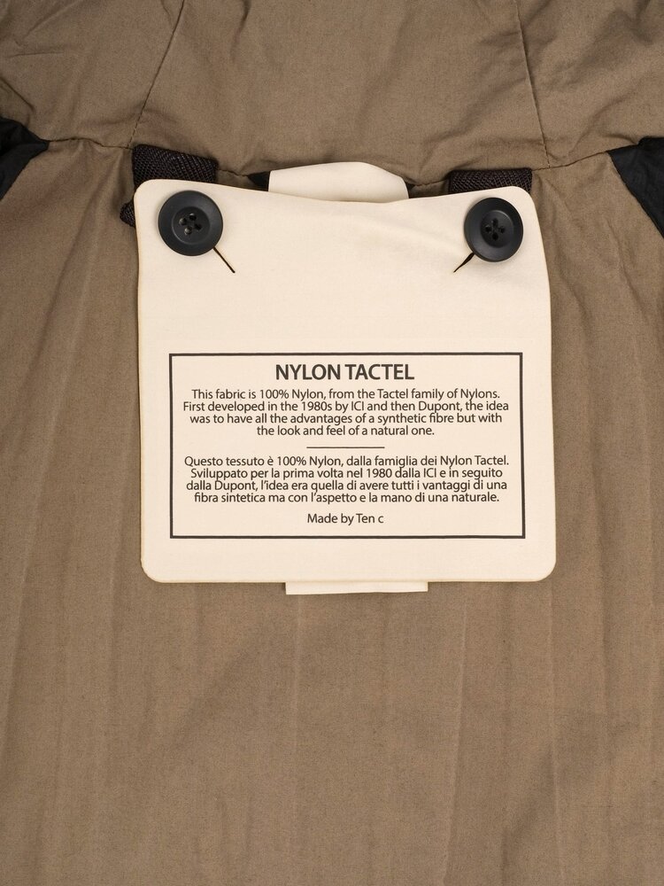 Ten C TEN C DECK DOWN PARKA JACKET ZWART