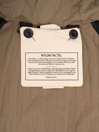 Ten C TEN C DECK DOWN PARKA JACKET ZWART